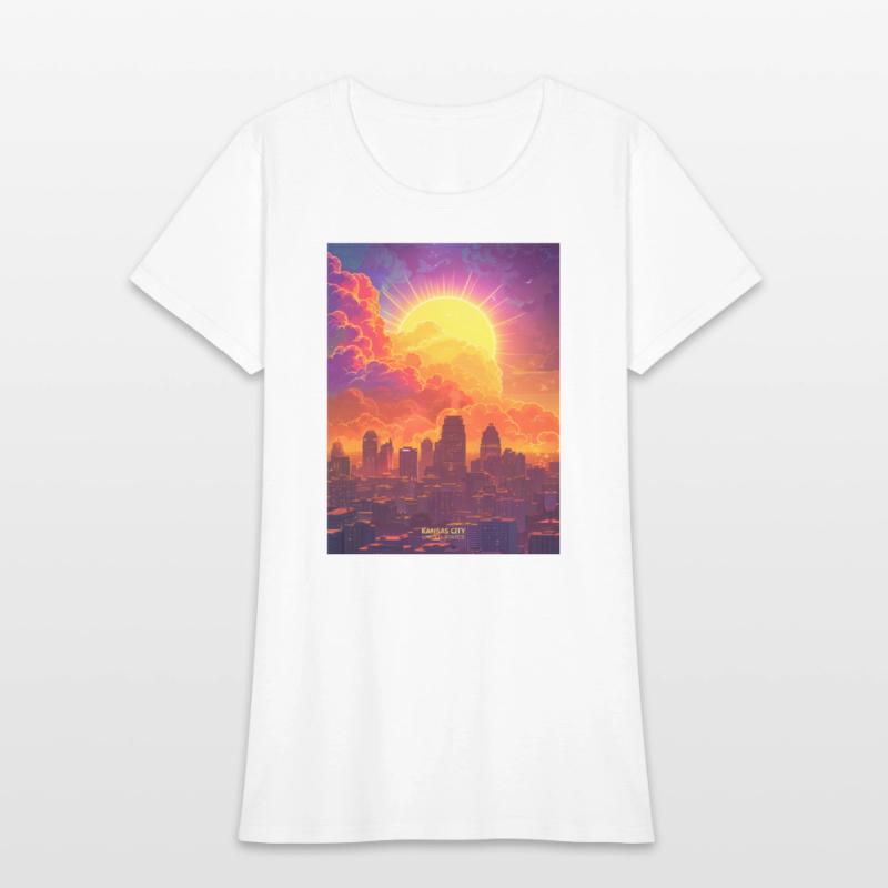 Sunset in Kansas City Missouri USA