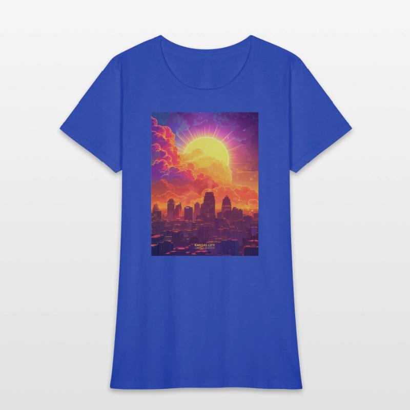 Sunset in Kansas City Missouri USA