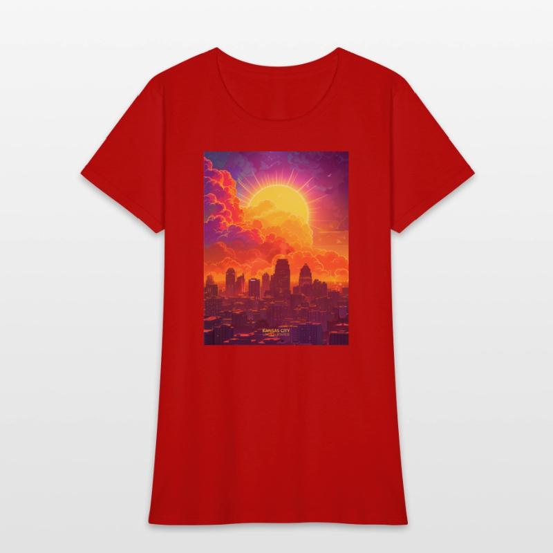 Sunset in Kansas City Missouri USA