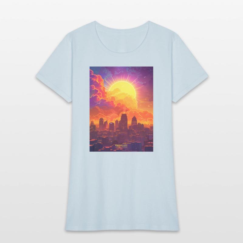 Sunset in Kansas City Missouri USA