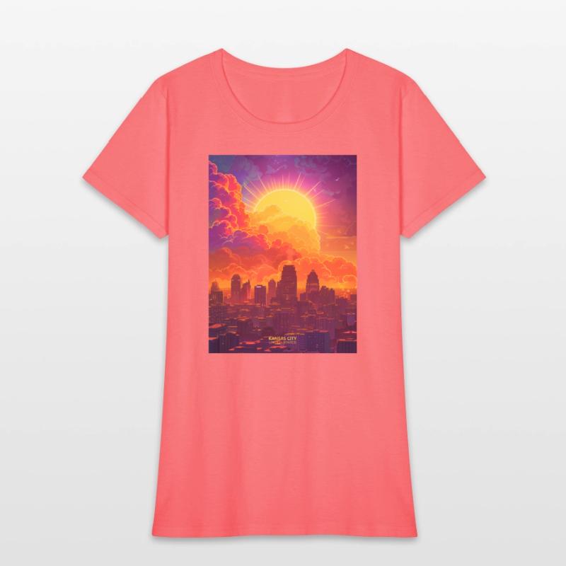 Sunset in Kansas City Missouri USA