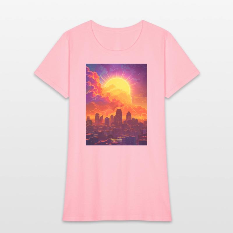 Sunset in Kansas City Missouri USA