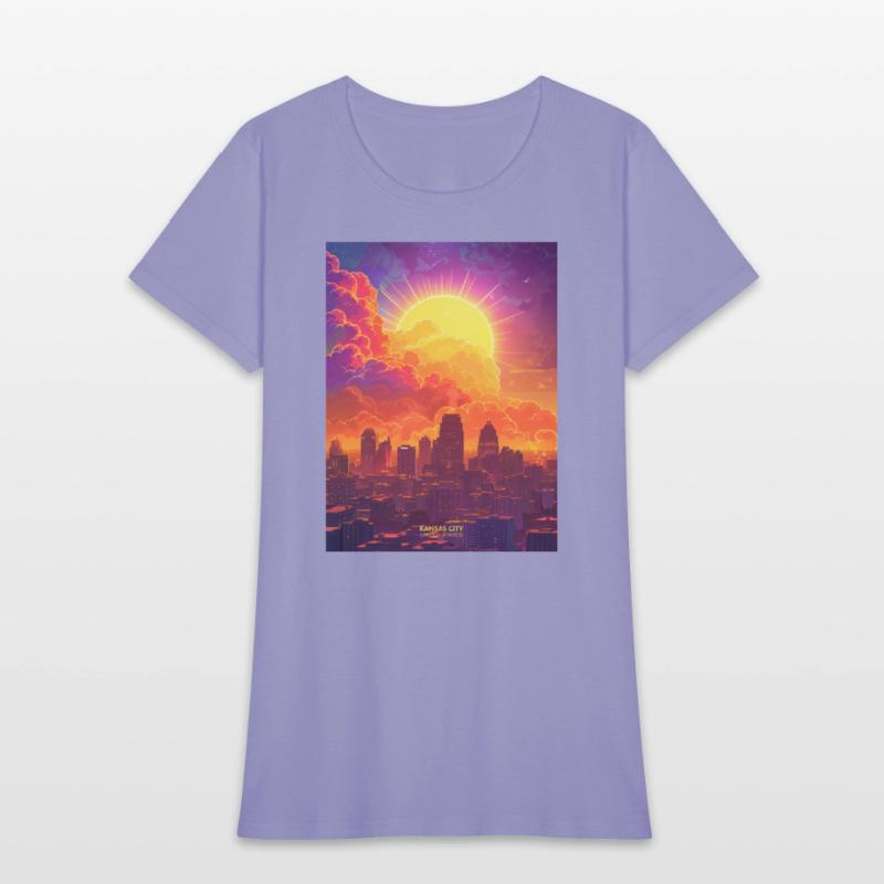 Sunset in Kansas City Missouri USA