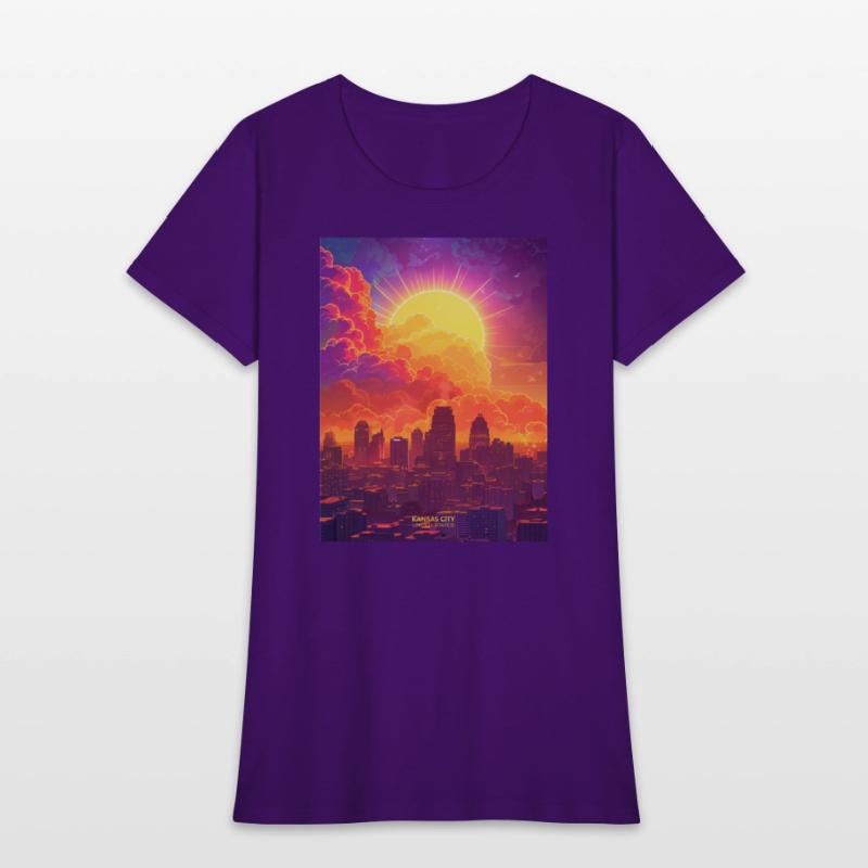 Sunset in Kansas City Missouri USA