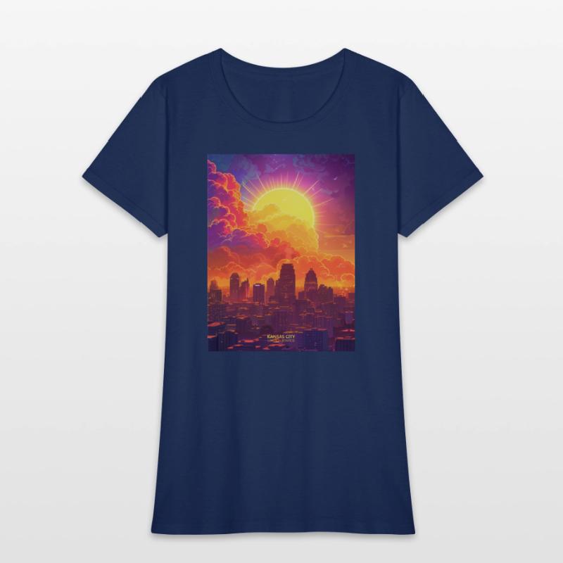 Sunset in Kansas City Missouri USA