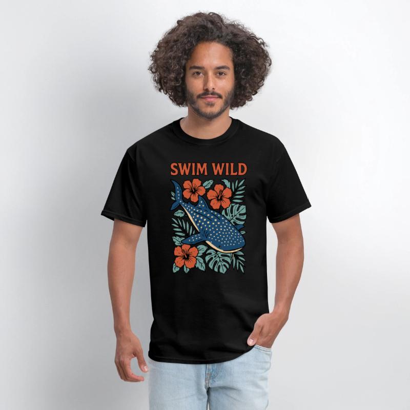 Swim Wild | Tropical Whale Shark Design