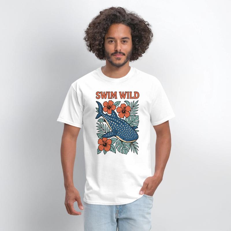 Swim Wild | Tropical Whale Shark Design