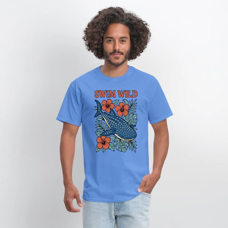 Swim Wild | Tropical Whale Shark Design