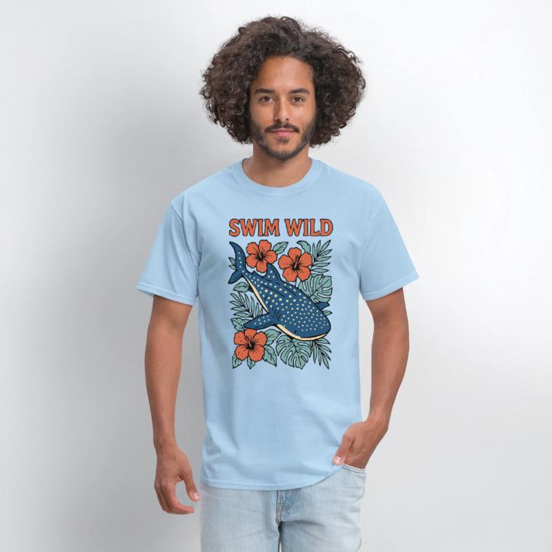 Swim Wild | Tropical Whale Shark Design