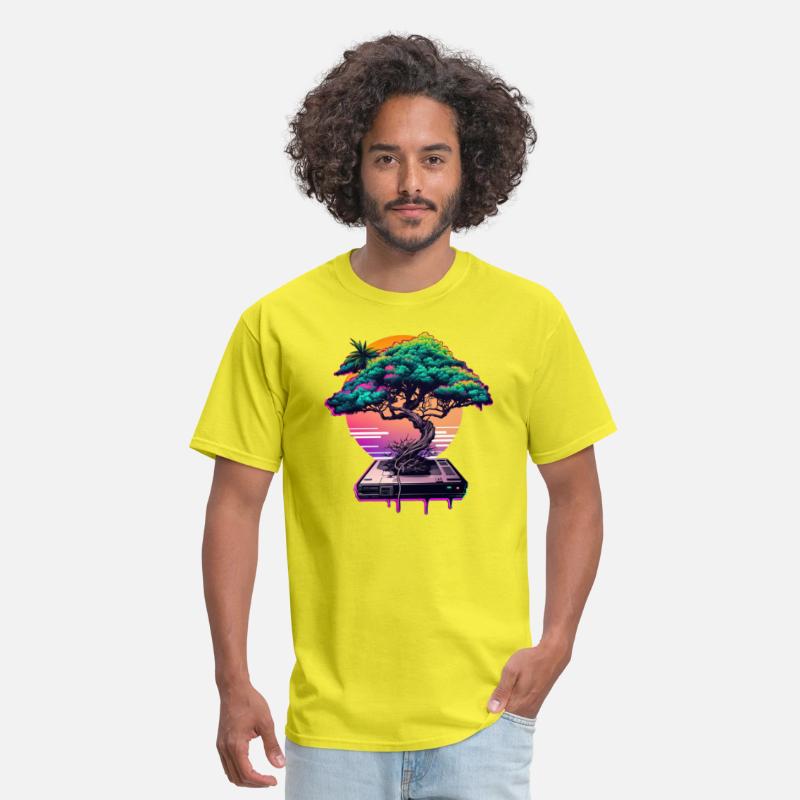 Synthwave Bonsai Tree