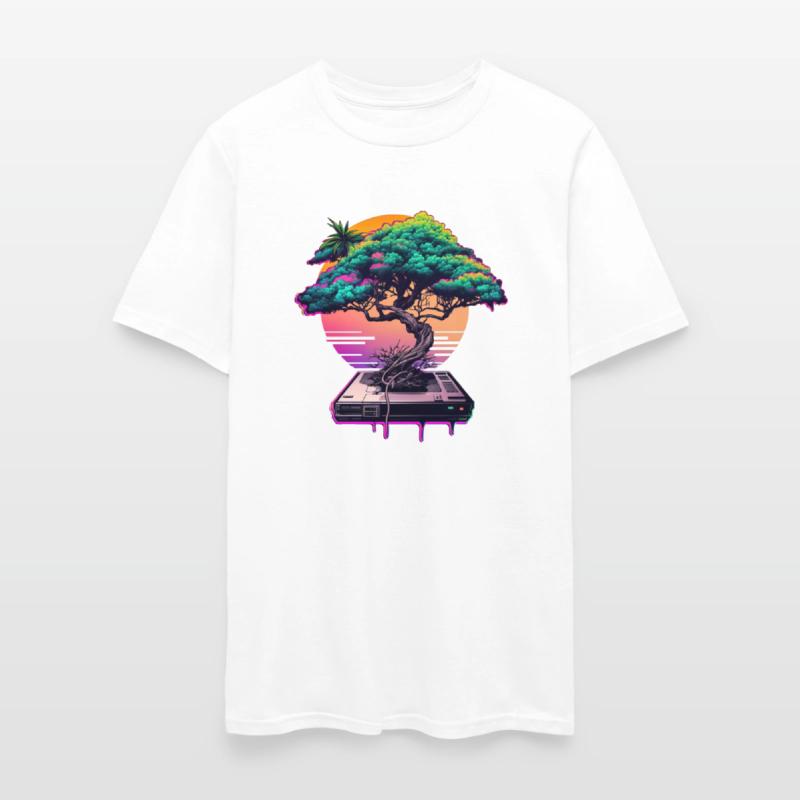 Synthwave Bonsai Tree