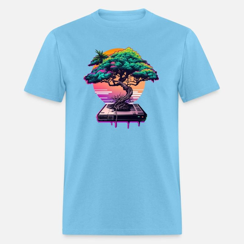 Synthwave Bonsai Tree