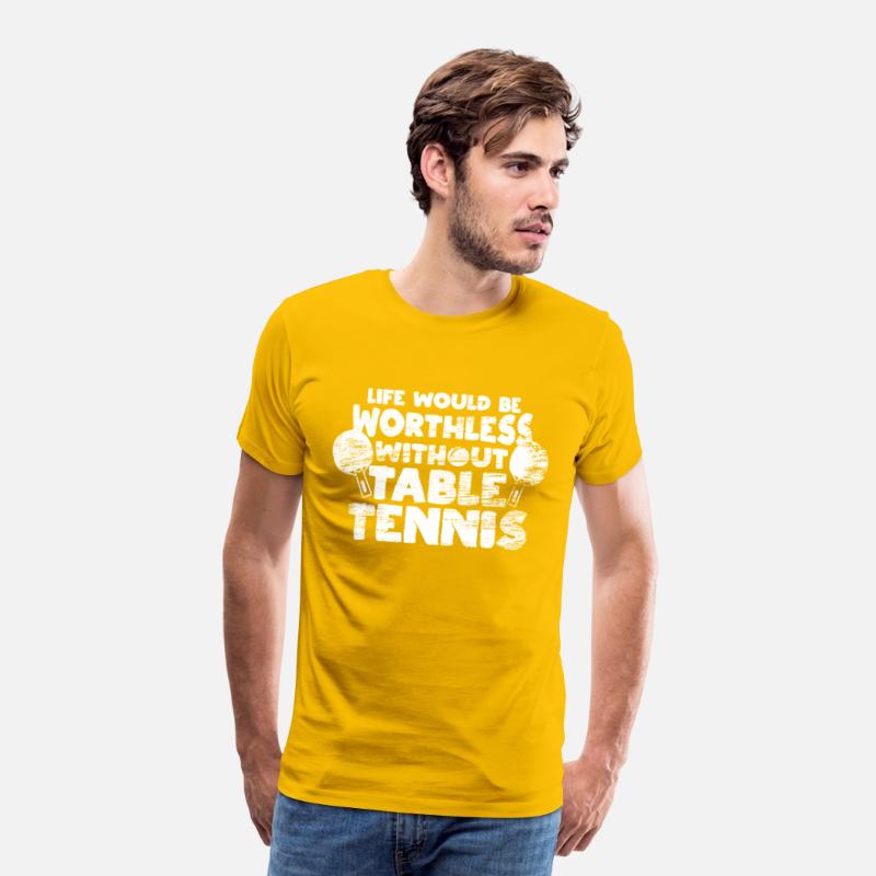 Table Tennis Player Saying