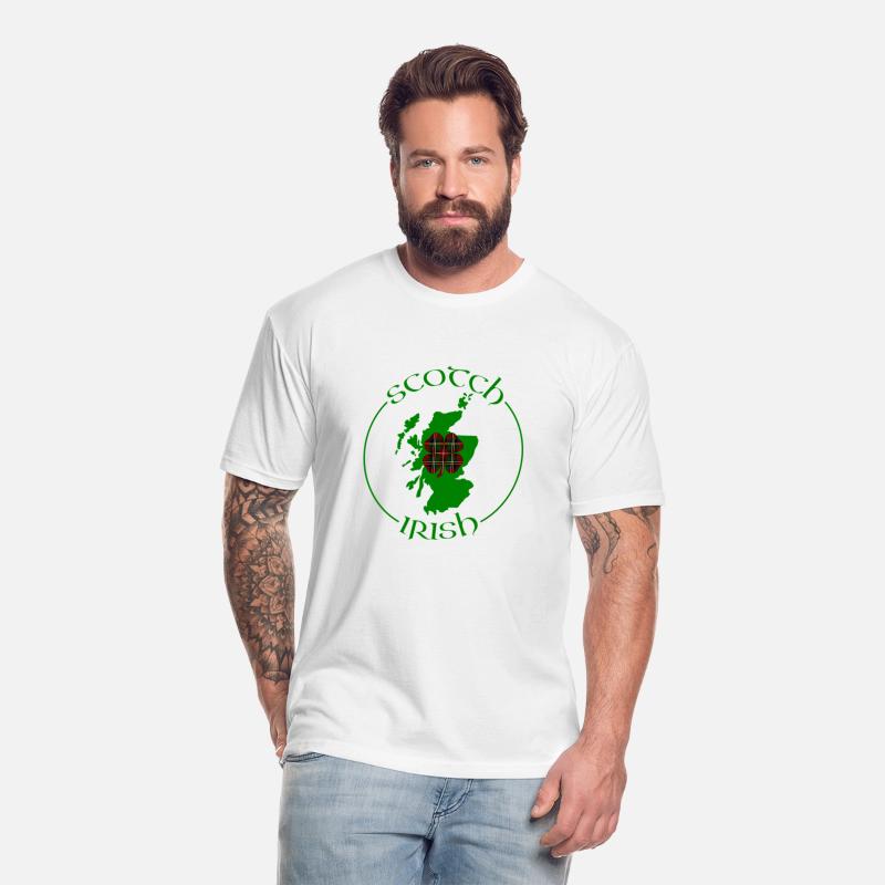 Tartan Shamrock Scotland Scotch Scots Irish Pride
