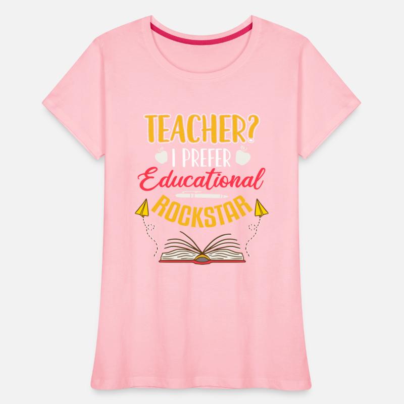 Teacher I Prefer Educational Rockstar Back To