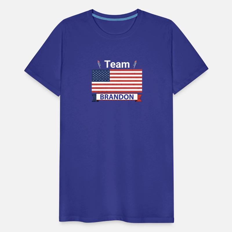 Team Brandon USA American Flag Stars Str