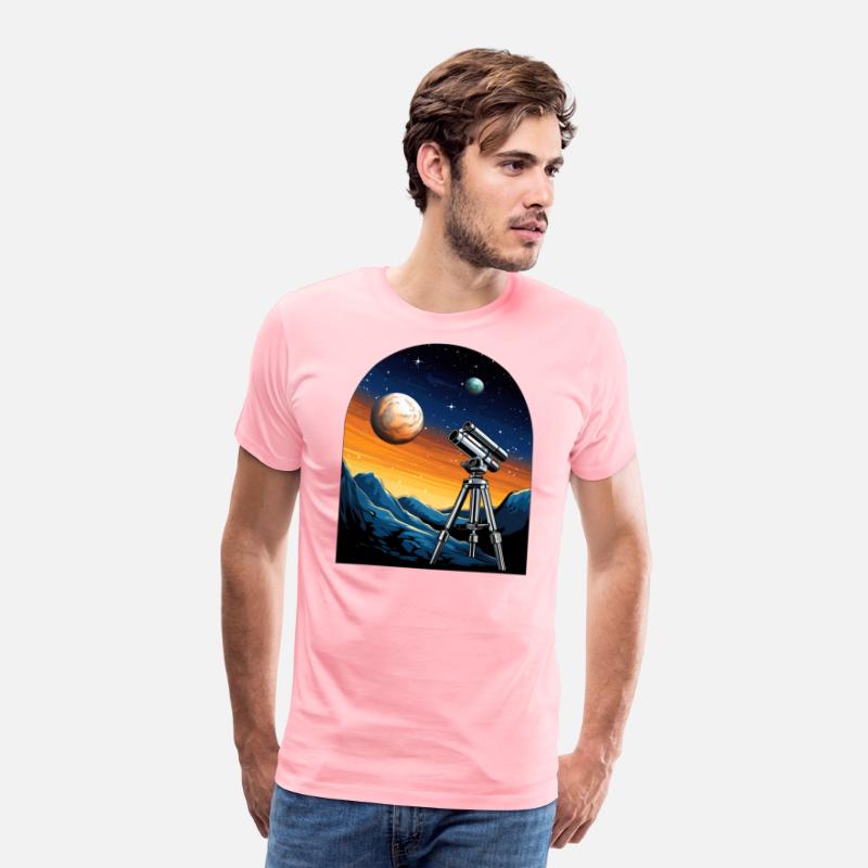 Telescope, planets, moon, mountains, gift, hobby