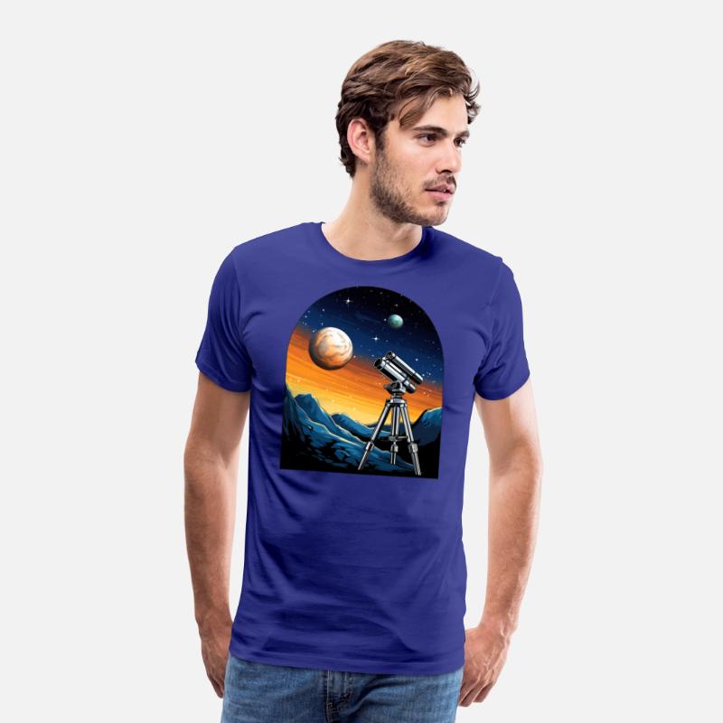 Telescope, planets, moon, mountains, gift, hobby