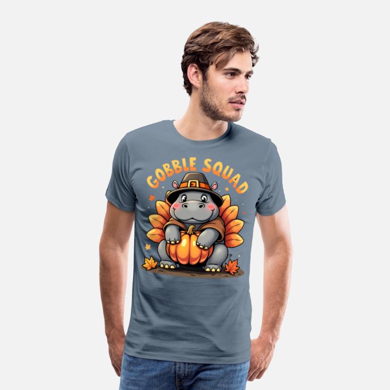 Thanksgiving Hippo Gobble Squad