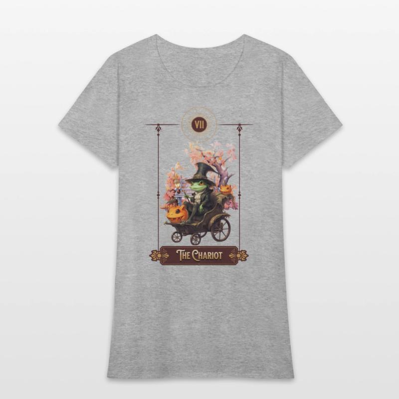 "The Chariot" Frog Tarot Card