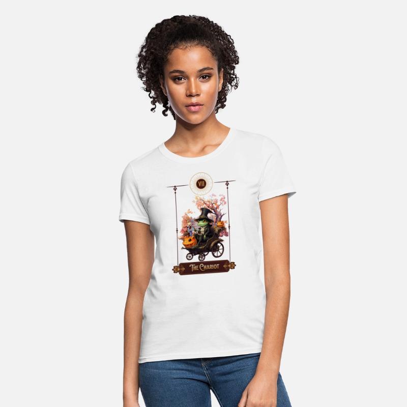 "The Chariot" Frog Tarot Card