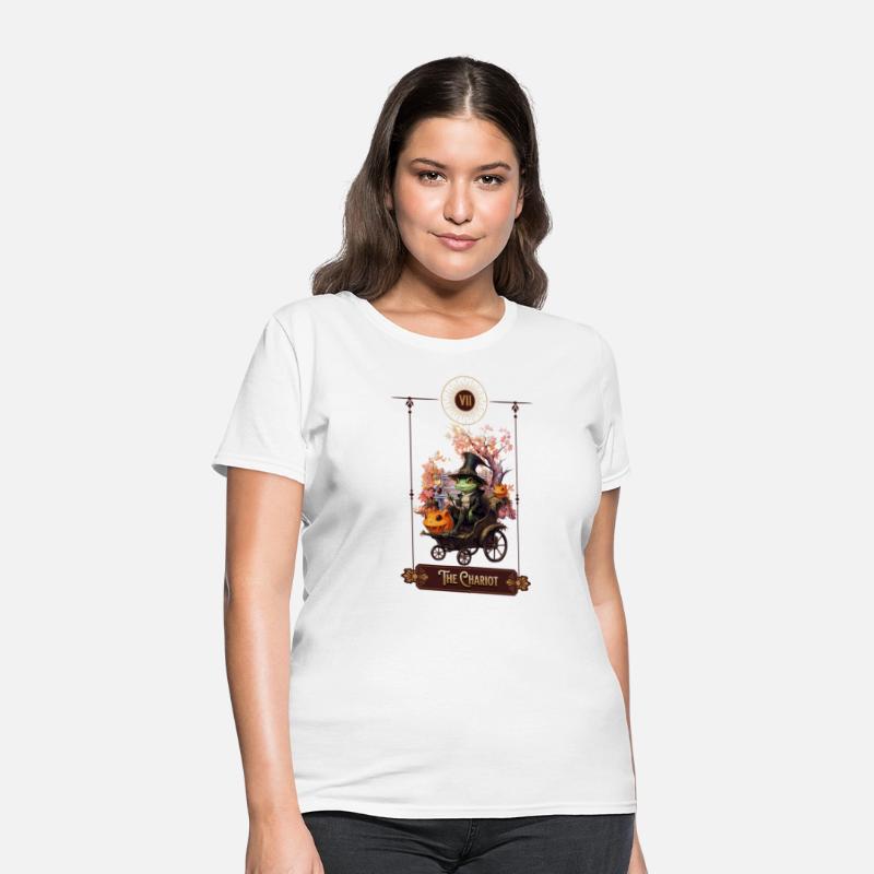 "The Chariot" Frog Tarot Card