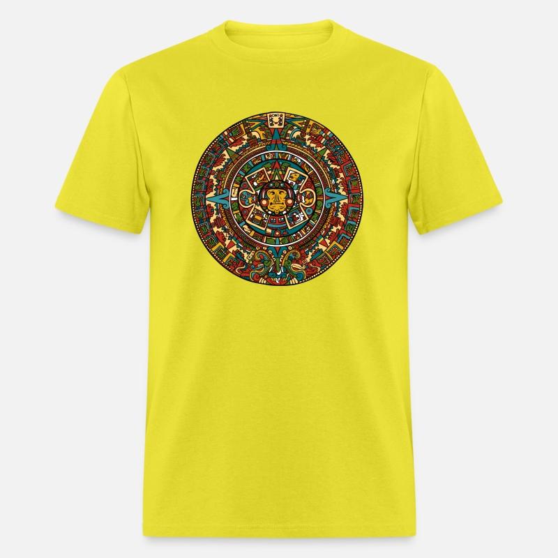 THE MAYA FACE WITH MANDALA