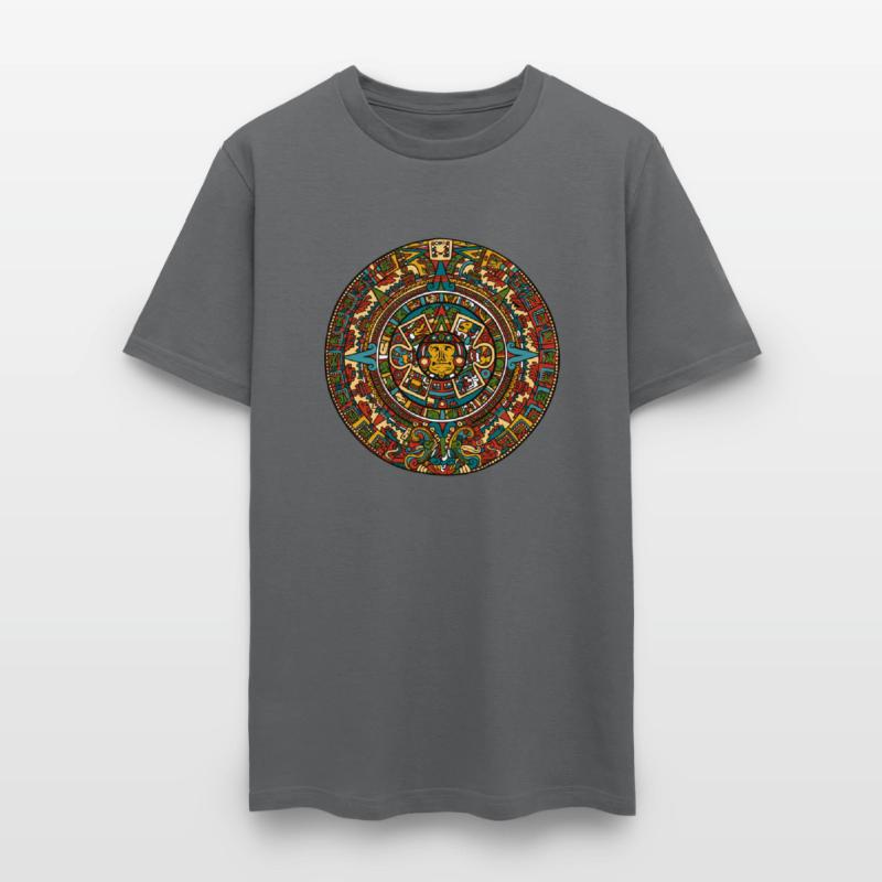 THE MAYA FACE WITH MANDALA