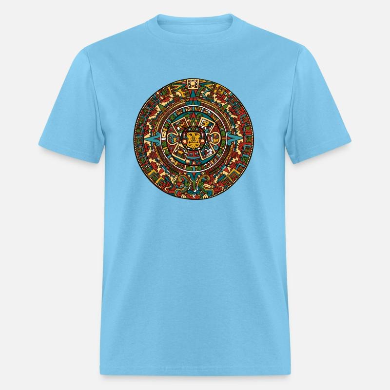 THE MAYA FACE WITH MANDALA