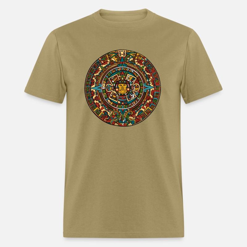 THE MAYA FACE WITH MANDALA