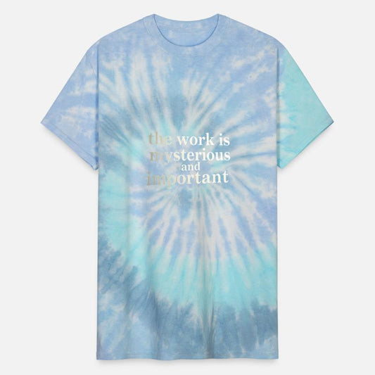 the work is mysterious and important