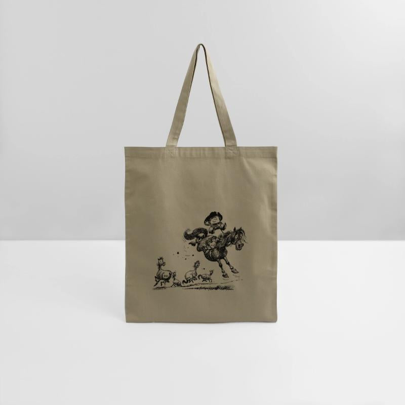 Thelwell Horseman Taming Wild Horse