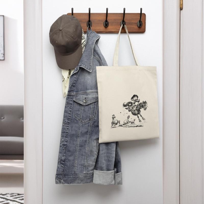 Thelwell Horseman Taming Wild Horse