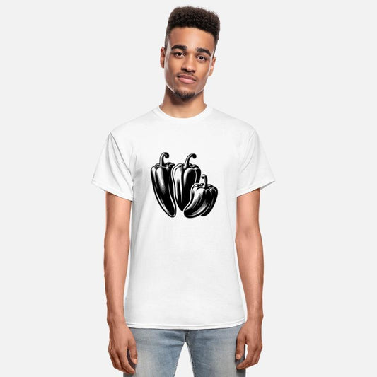 Three Peppers Simple Vegetable Design