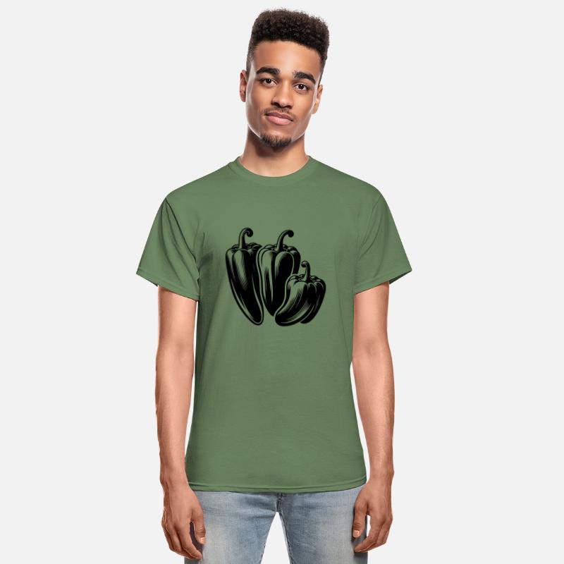 Three Peppers Simple Vegetable Design