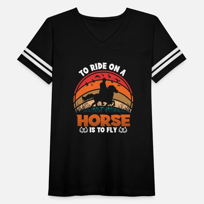 To ride on a horse is to fly