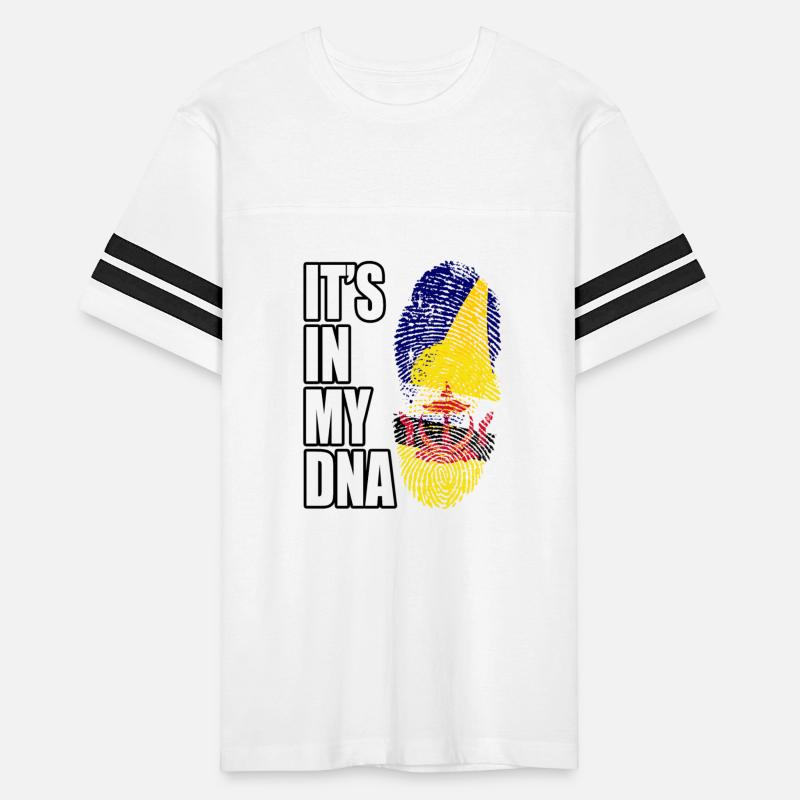 Tokelauan And Bruneian Mix Heritage DNA Flag