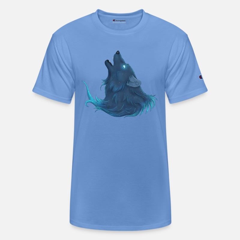 Totem Animal - Howling Blue Wolf Spirit