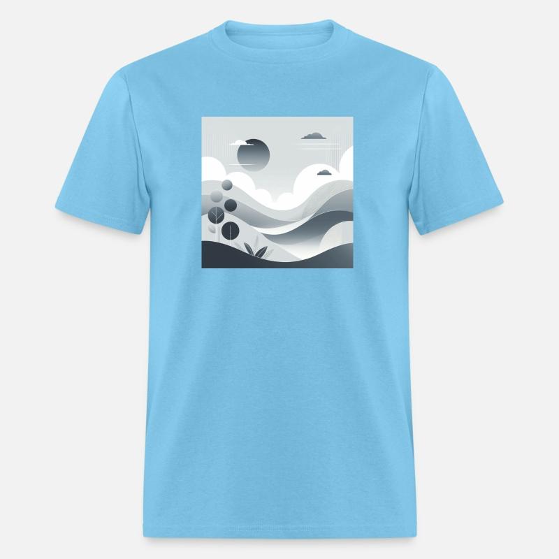 "Tranquil Monochrome Horizon"