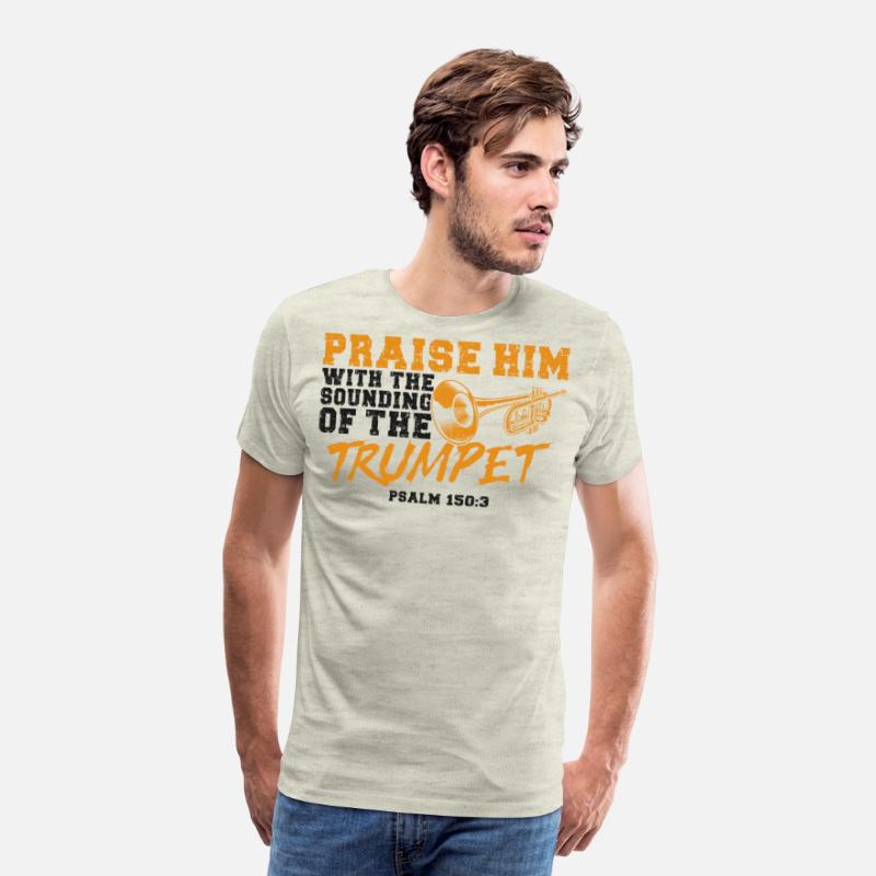 Trumpet Player Vintage Praise Him