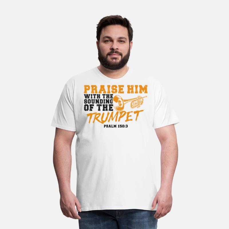 Trumpet Player Vintage Praise Him