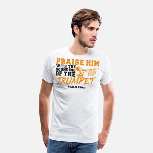 Trumpet Player Vintage Praise Him