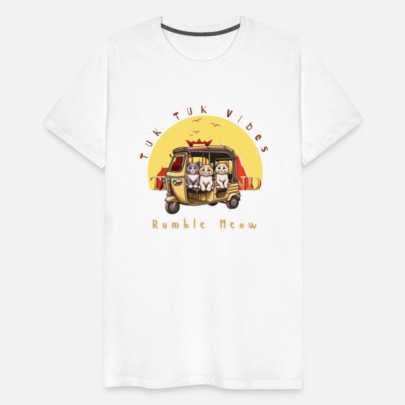 Tuk tuk vibes rumble meow t-shirt for cat lover