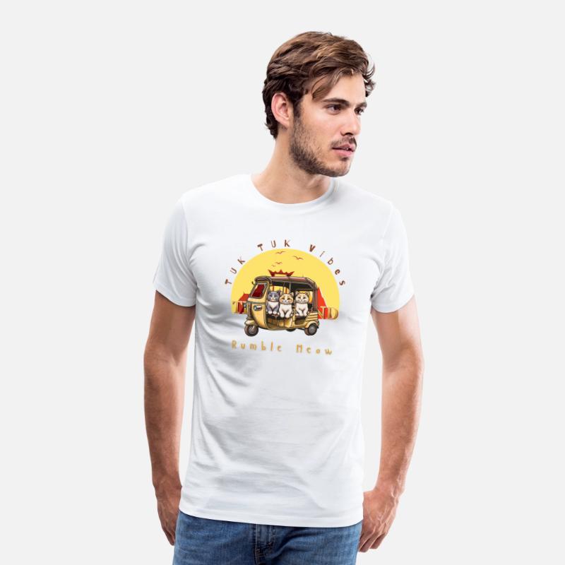 Tuk tuk vibes rumble meow t-shirt for cat lover