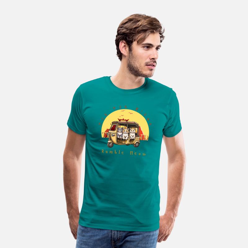 Tuk tuk vibes rumble meow t-shirt for cat lover