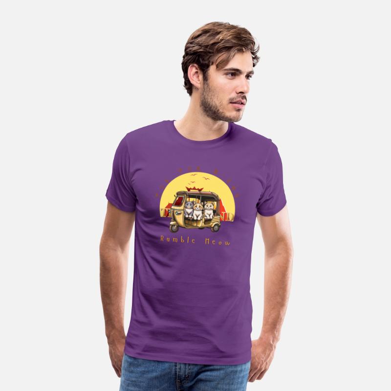 Tuk tuk vibes rumble meow t-shirt for cat lover