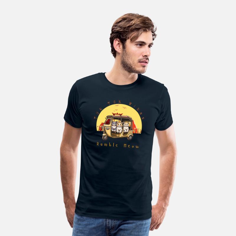 Tuk tuk vibes rumble meow t-shirt for cat lover