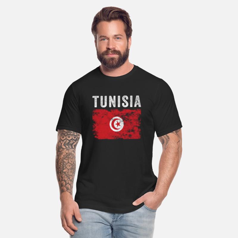 Tunisia Flag Distressed - Tunisian Flag
