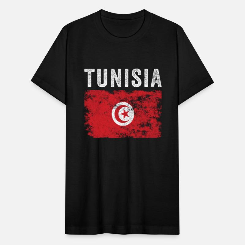 Tunisia Flag Distressed - Tunisian Flag
