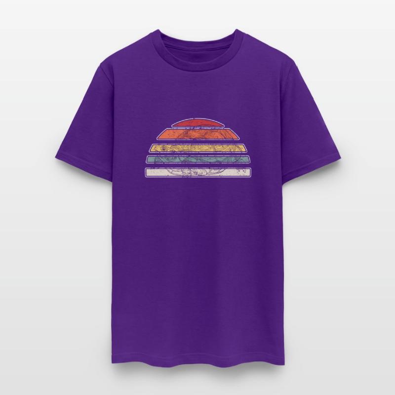 Turtle Sunset 70s Animal